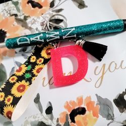 Customizable Keychain And Pen Set 