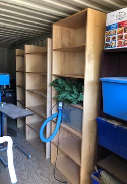 Desks, Lateral Pull Filing Cabinets, bookshelves