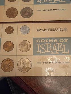Coins From Isreal 1964 Proof Like Issue