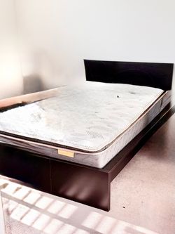 IKEA Malm Dark Brown Platform Bed Frame