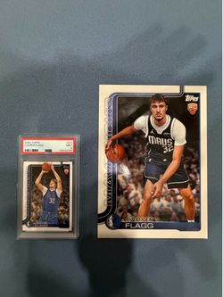 2025 Topps Cooper Flagg RC #201 PSA 9 + OTC-11 Oversized Rookie Lot Mavericks
