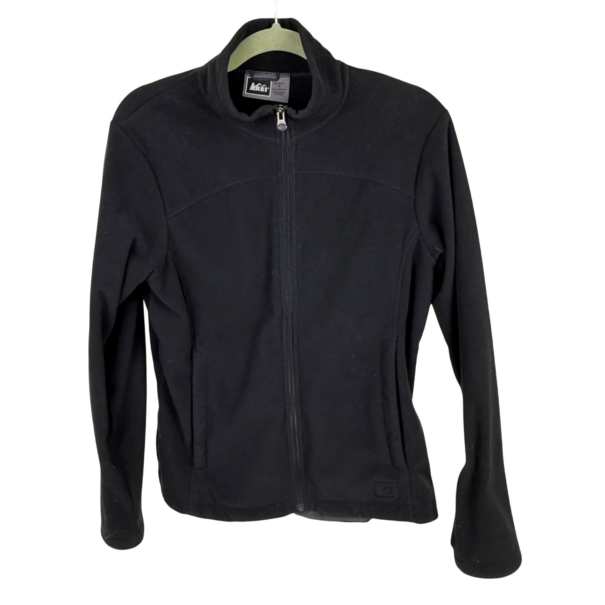 REI Women's Full-Zip Fleece Jacket Black Size M