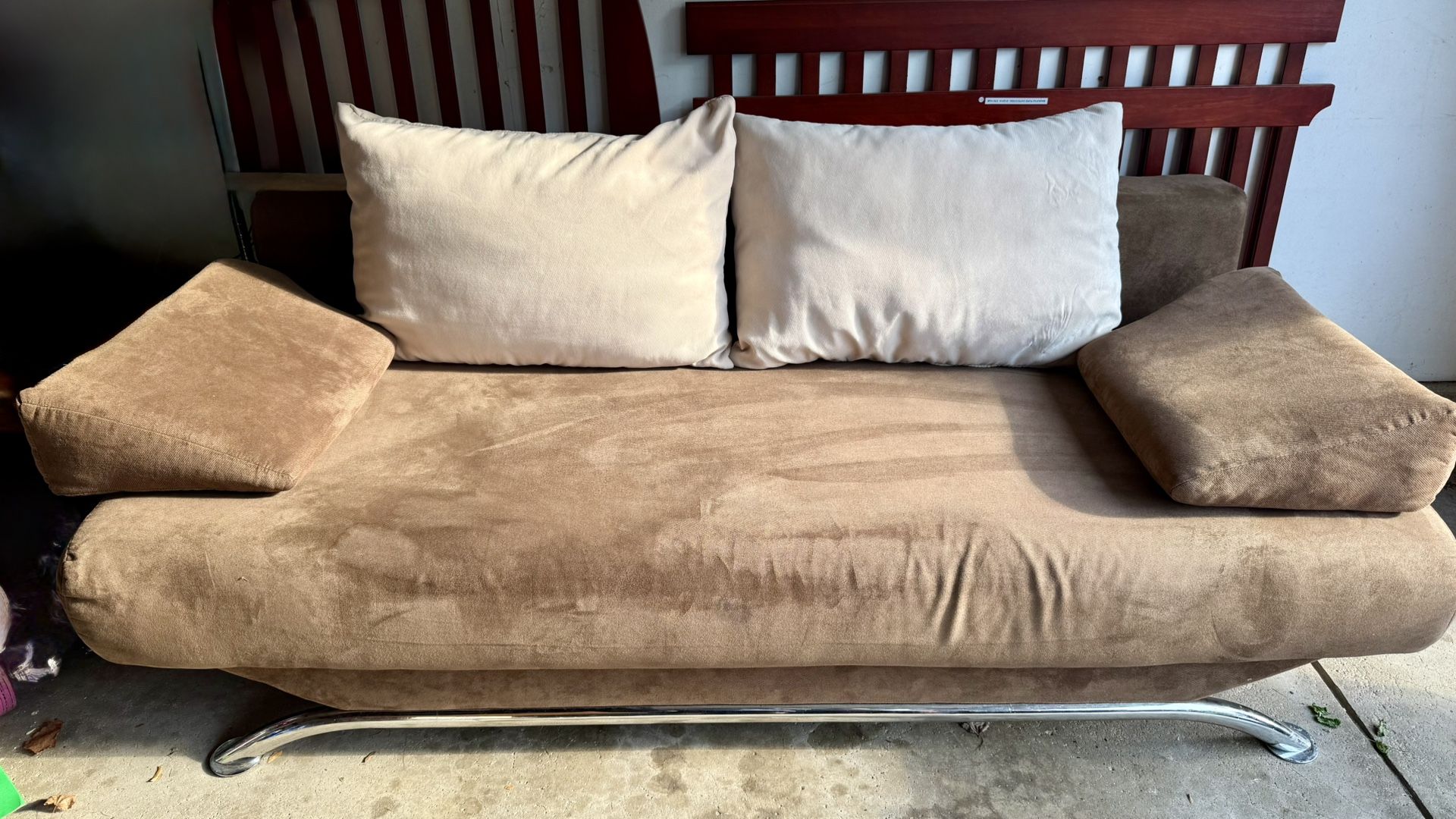 Sofa Bed in Warm Spring Brown