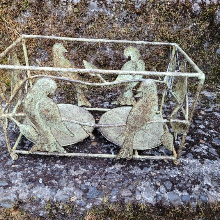Wrought Iron Candle Holders