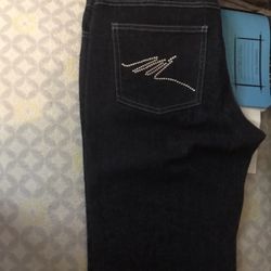 New Diamond Stud Pockets Michael Kors Ladies Jeans! Size 4/6
