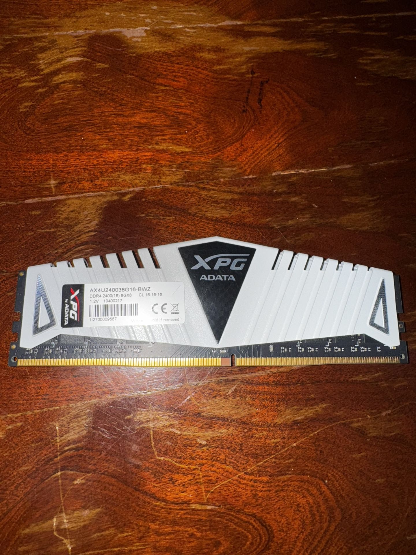 XPG Adata DDR4 8gb 2400mhz Ram Card
