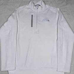 New Antigua Seattle Seahawks White Quarter Zip