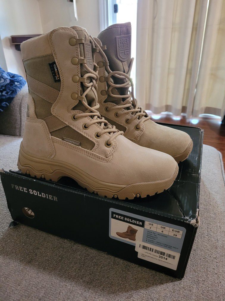Free Soldier Tactical Work Boots
