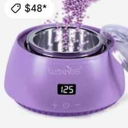 Tress Wellness Wax Warmer Kit with Silicone Wax Melting Bowl and Bikini Wax