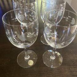Princess House Cups Set 4 Vasos