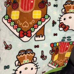 Used Hello Kitty Blanket