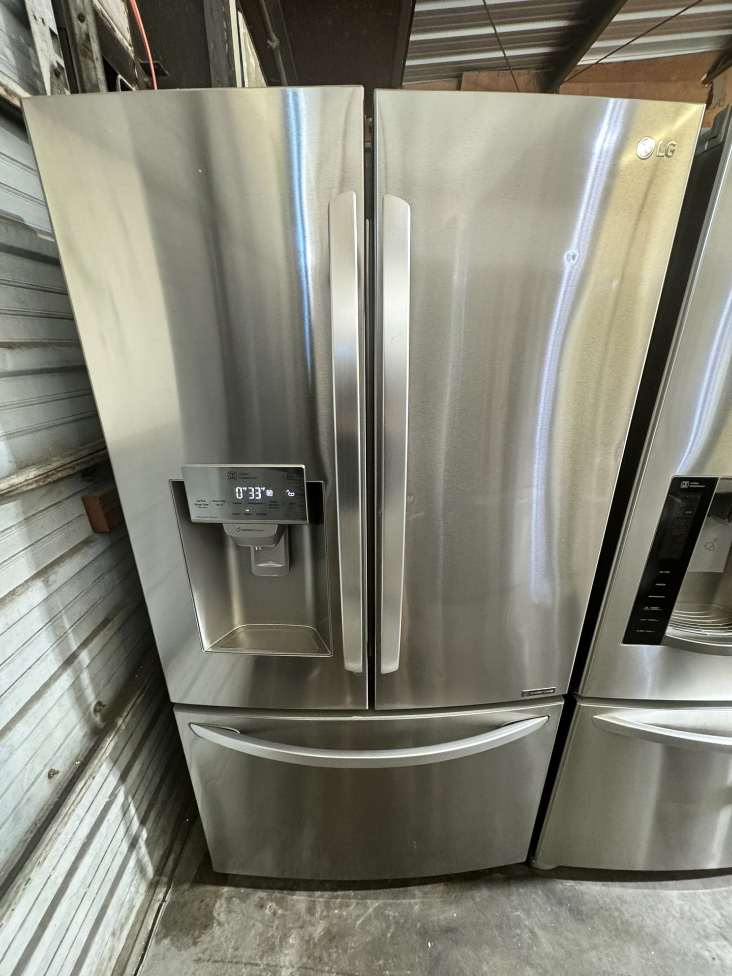 Lg Refrigerator Stainless Steel 36"width 