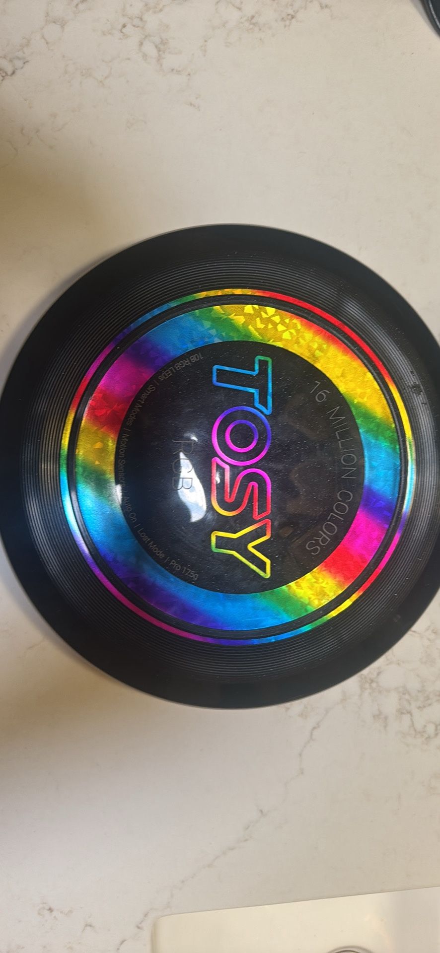 TOSY RGB LED Flying Disc – Smart Light-Up Frisbee