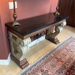 Sideboard, Buffet, Accent Table.