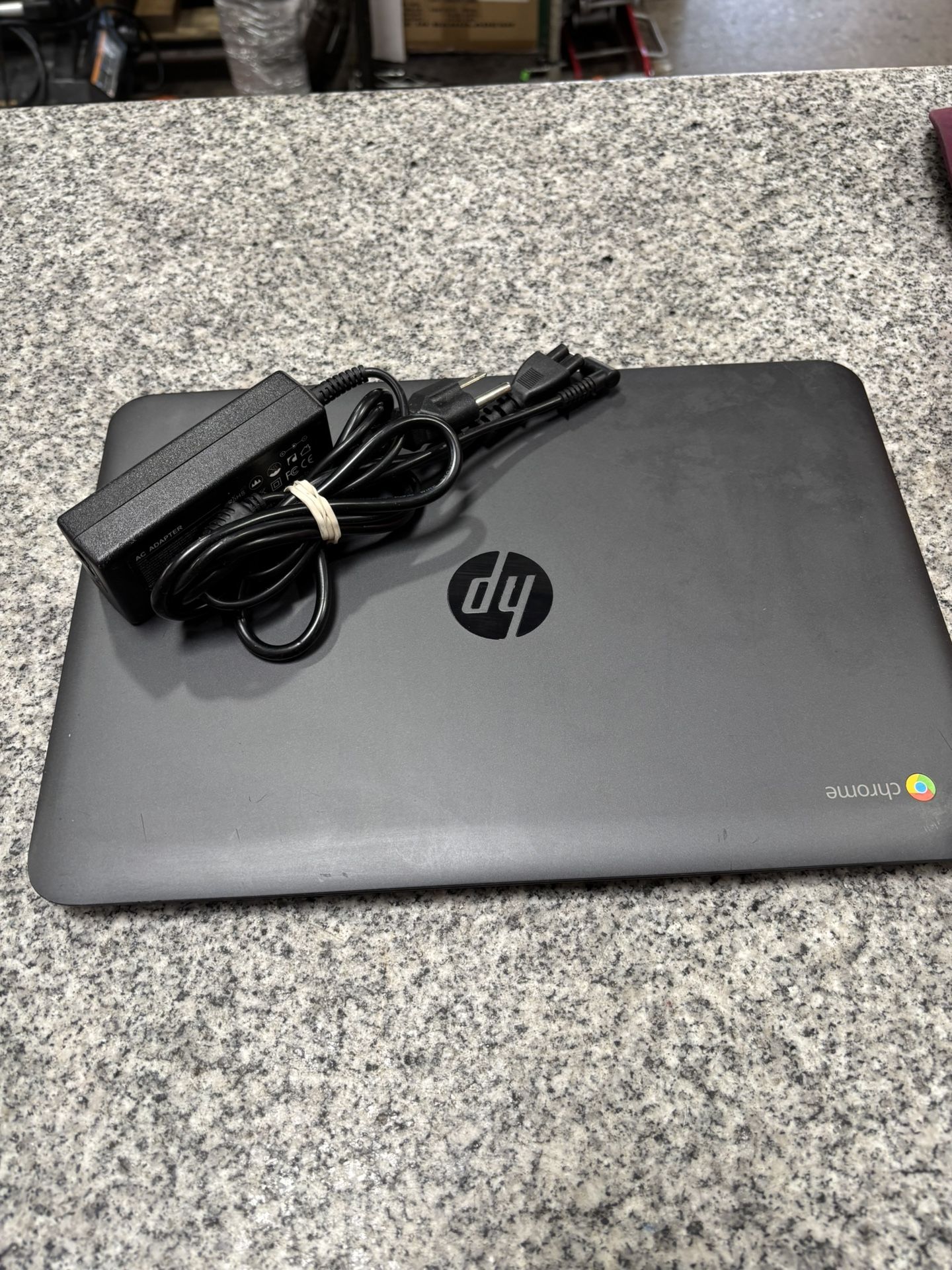HP Chromebook Laptop With Charger Tested And Working