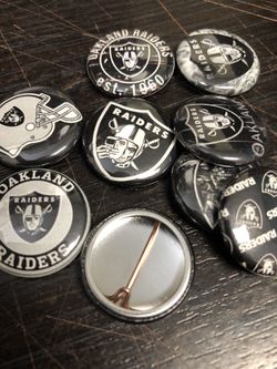 Raiders pins