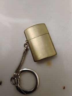 Gold Tone Lighter Keychain