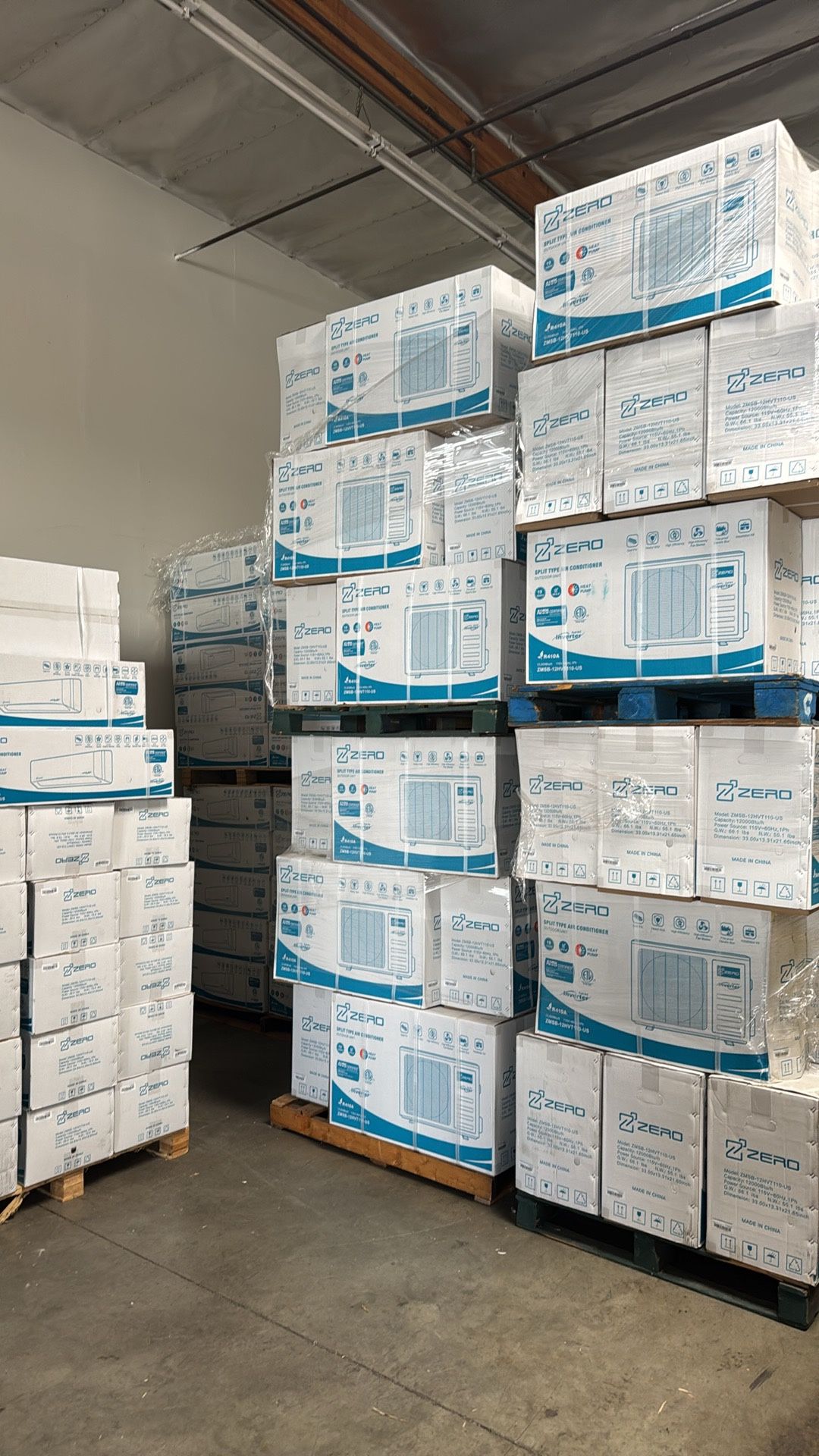 zero 1ton 12000btu 19seer2 wifi install kits