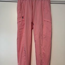 Bubblegum pink Womens Scrub Pants Medium