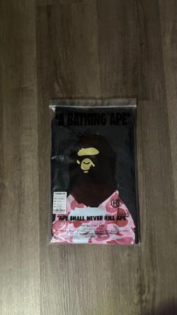 Camo bathing ape pink tshirt