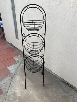 3 Tier Metal Fruit Stand