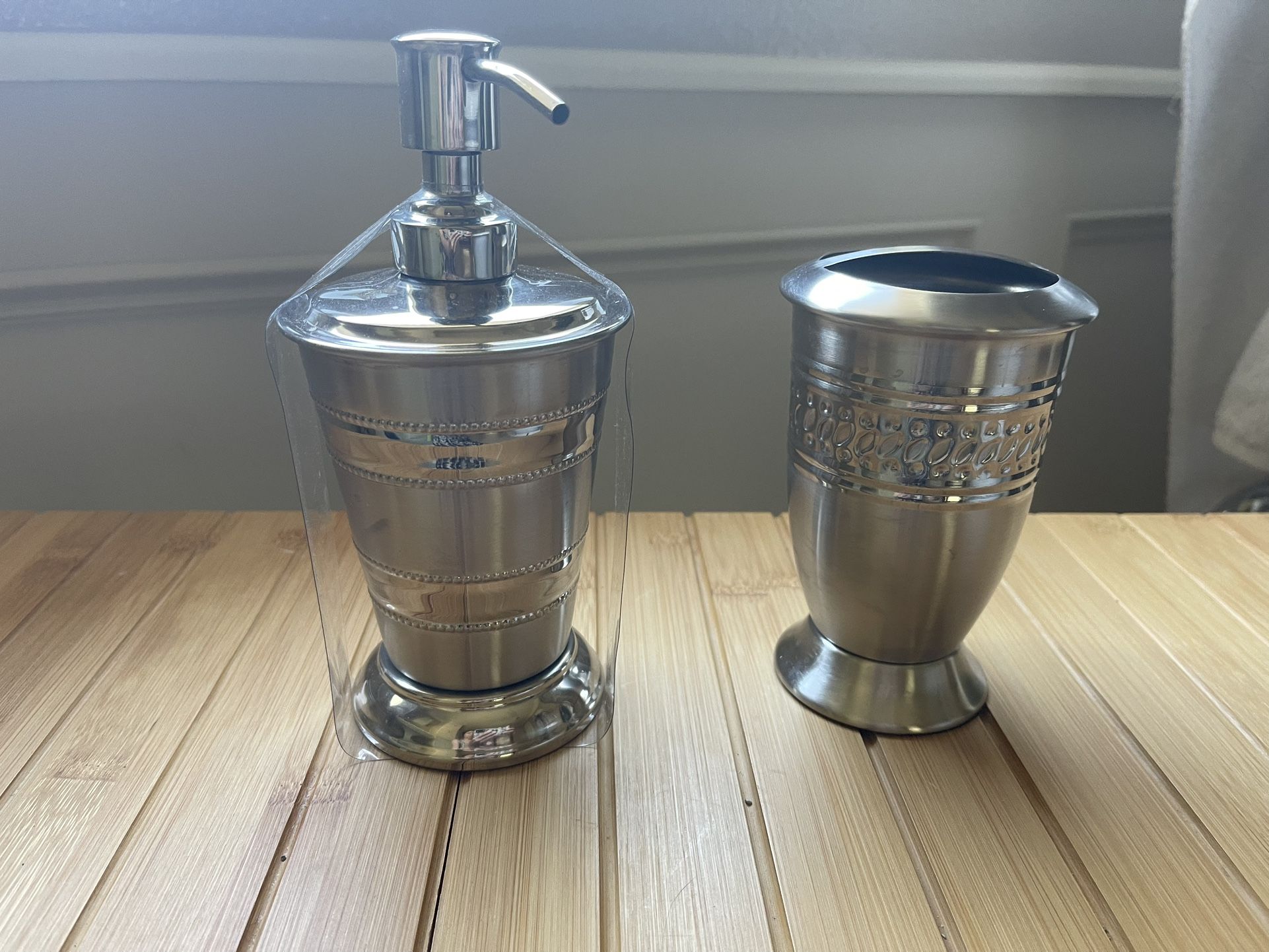 Tooth Brush Holder And Soap Didpenser