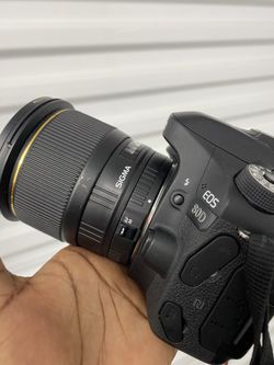 Canon 80 D with sigma 28 mm lens