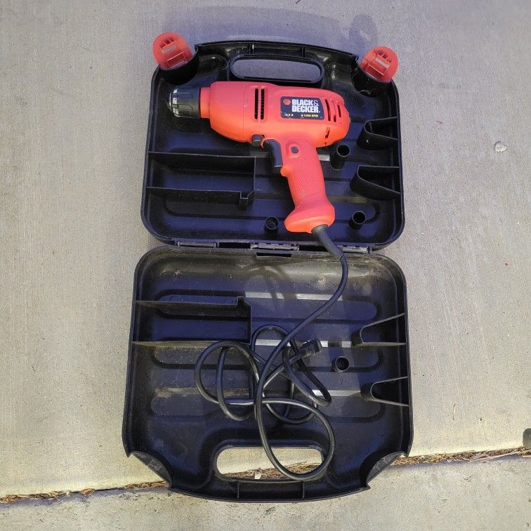 Corded Black And Decker Corded Electric 4.5 A Power Drill