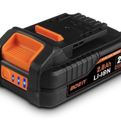 boen 20V MAX 2.0Ah Lithium Compact Battery, 2000mAh, Compatible 20V Cordless Power Tools