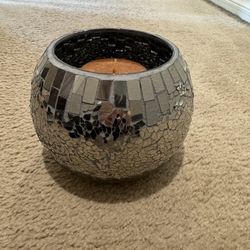 Glass Decoration With Candle 