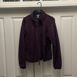 Ladies Purple Super Fleece Jacket