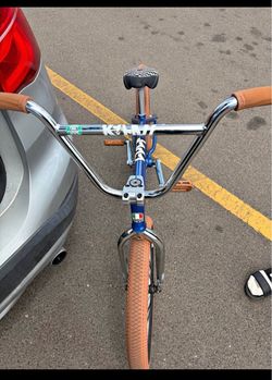 Free agent BMX Bike Blue Chrome Custom Build