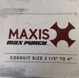 Maxis Knockout Punch Sets 1/2"-2" and 2 1/2"-4"