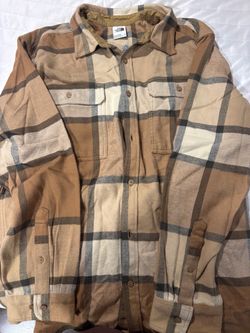 The North Face Plaid Flannel Shirt Jacket