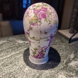 Colored Canvas Mannequin Head