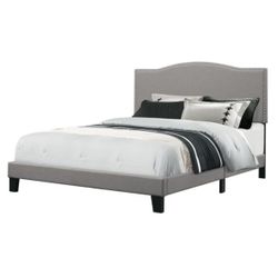 Queen Size Upholstered Bed Frame/headboard 