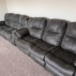 Two Reclining Sofas