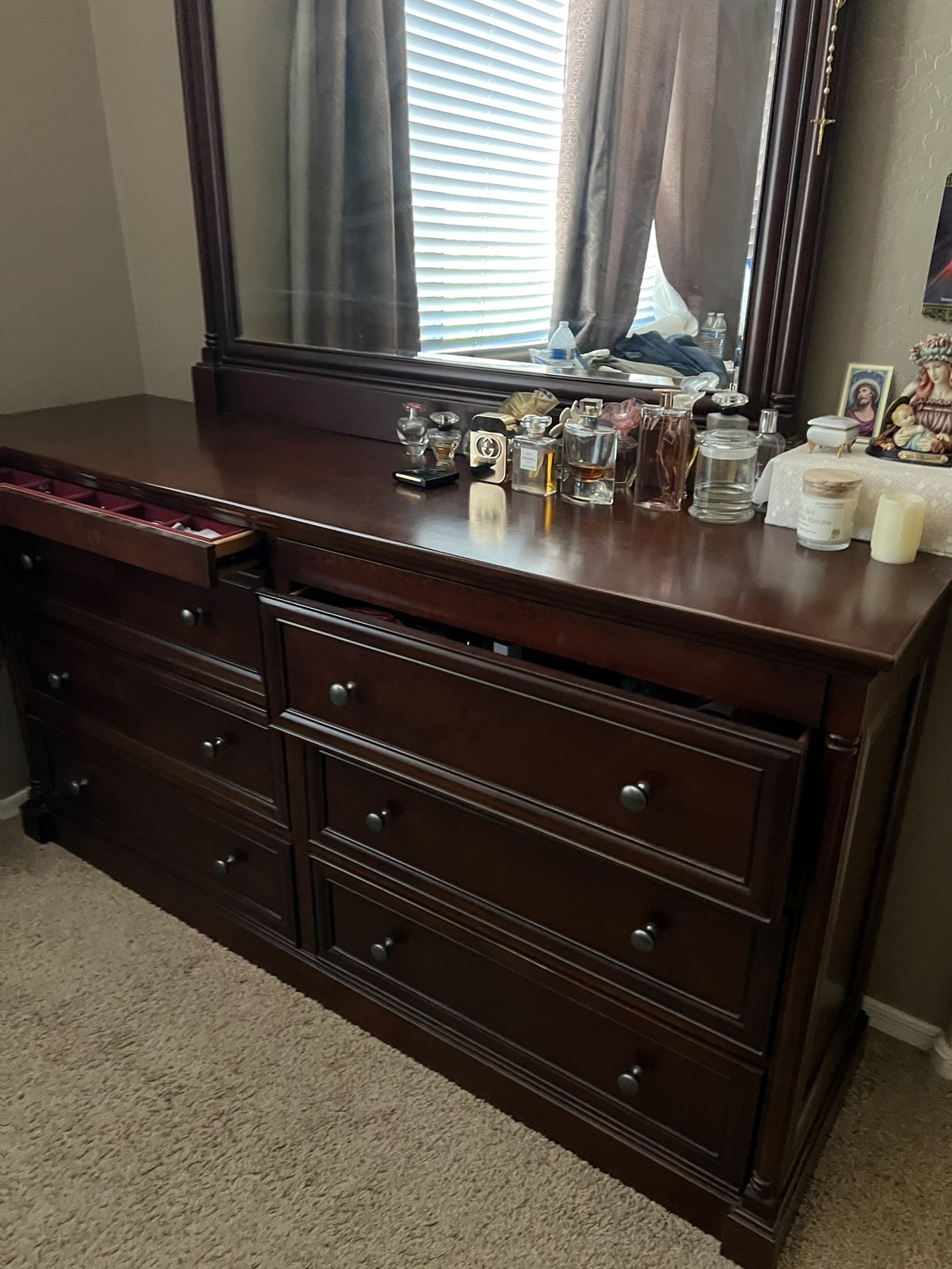 Dresser And Mirror