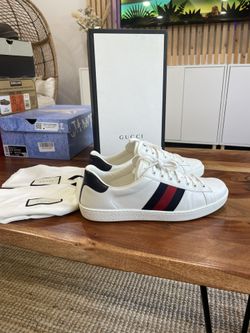 Gucci Ace Leather Sneakers 