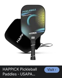 Happick Nighthawk NX-700 Pro Pickleball Paddle. 