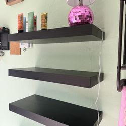 Floating Shelves - Black