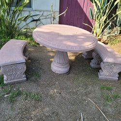 Cement Table