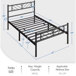 Twin Bed frame 