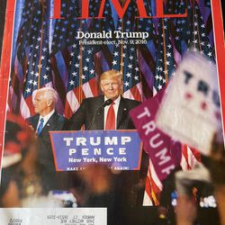 TRUMP TIME MAGAZINE NOV 21, 2016 - “PRESIDENT ELECT”