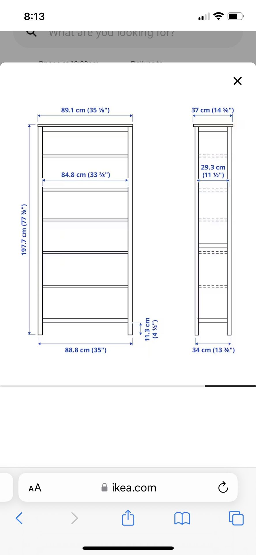HEMNES White Bookshelf