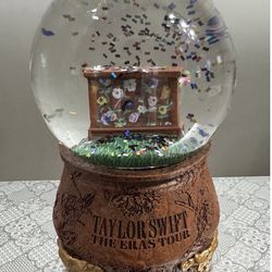 Taylor Swift Eras Tour Acoustic Piano Snow Globe