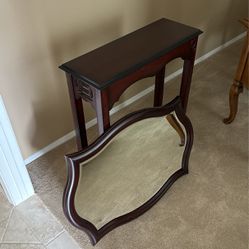 End Table And Mirror 