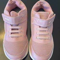 Geox Pink Girl Sneakers (size 12)