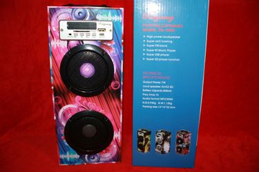 Bluetooth wireless sd card,usbflash drive fm radio speaker