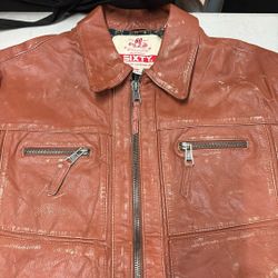 SIXTY  Leather Biker Jacket 
